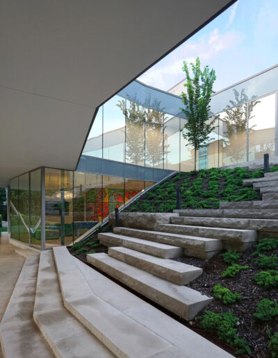 Modern artistic stairs.